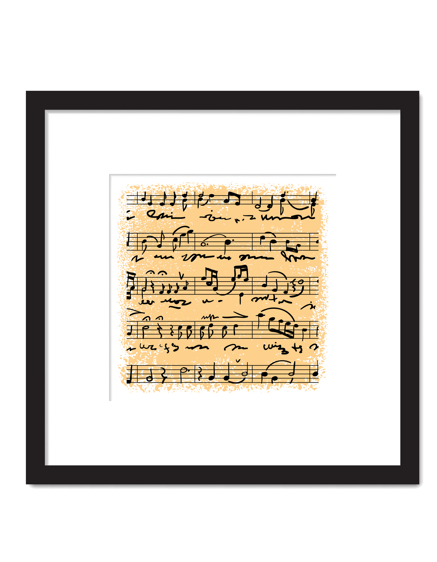 Handwritten Music Print