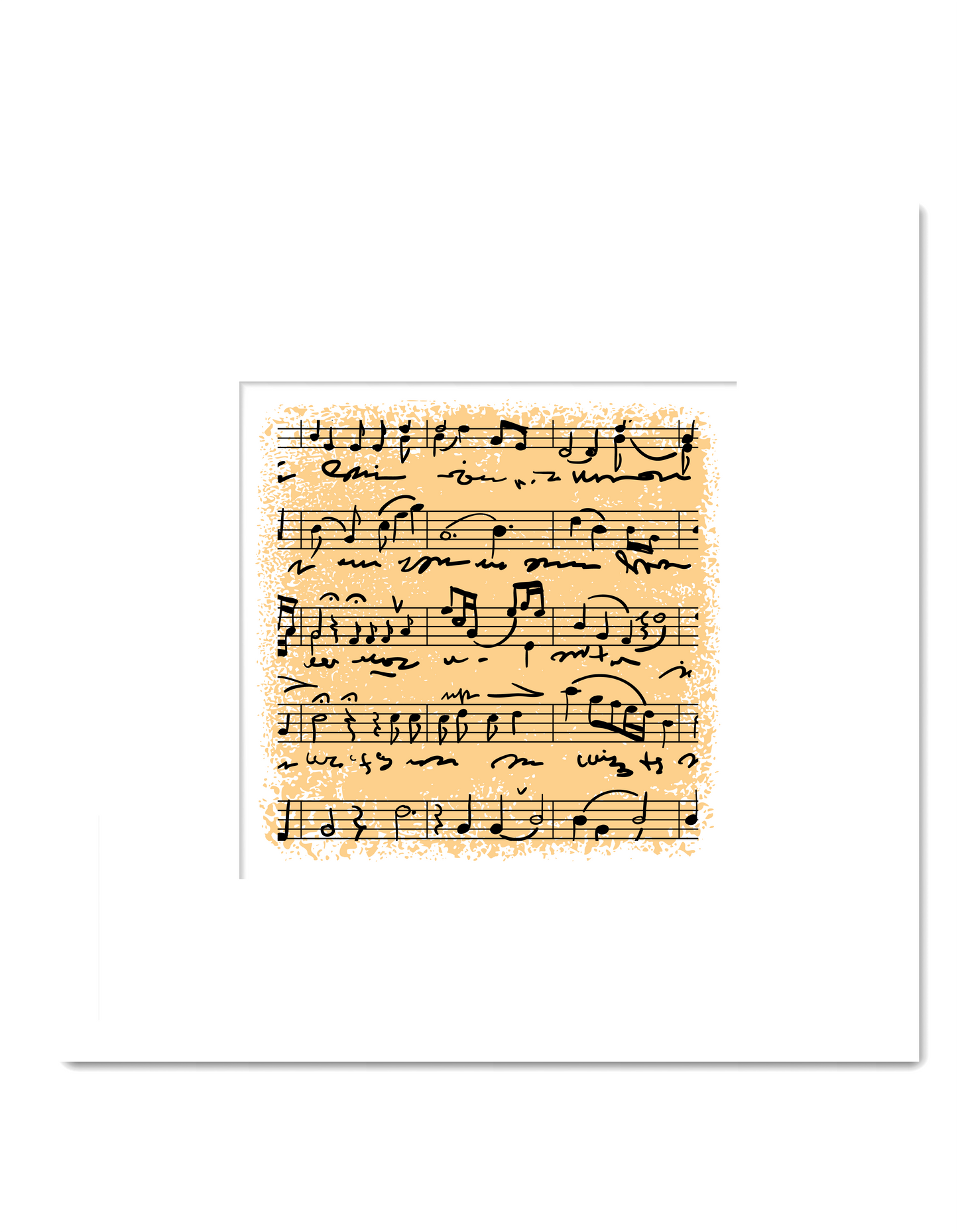 Handwritten Music Print