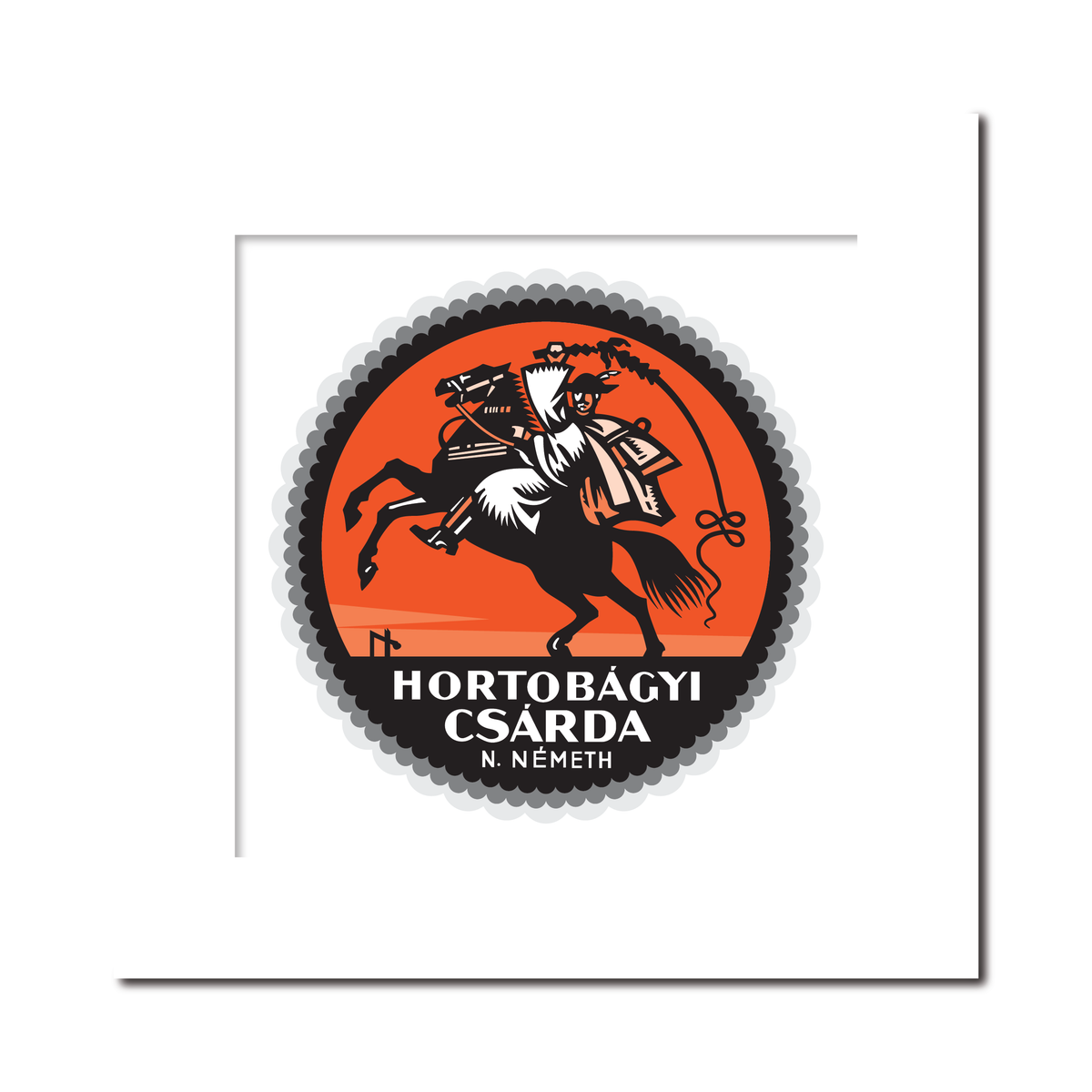 Hungarian Inn Luggage Tag