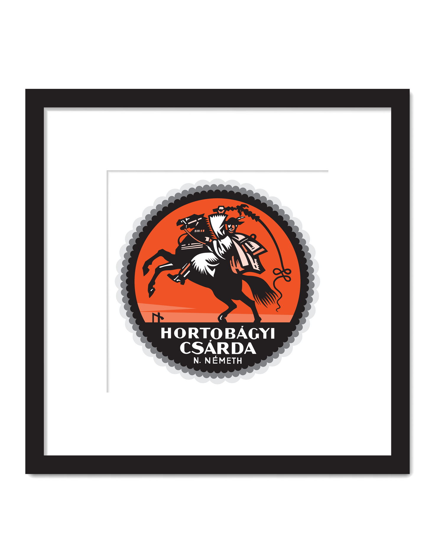 Hungarian Inn Luggage Tag